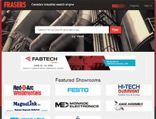 Tablet Screenshot of frasers.com